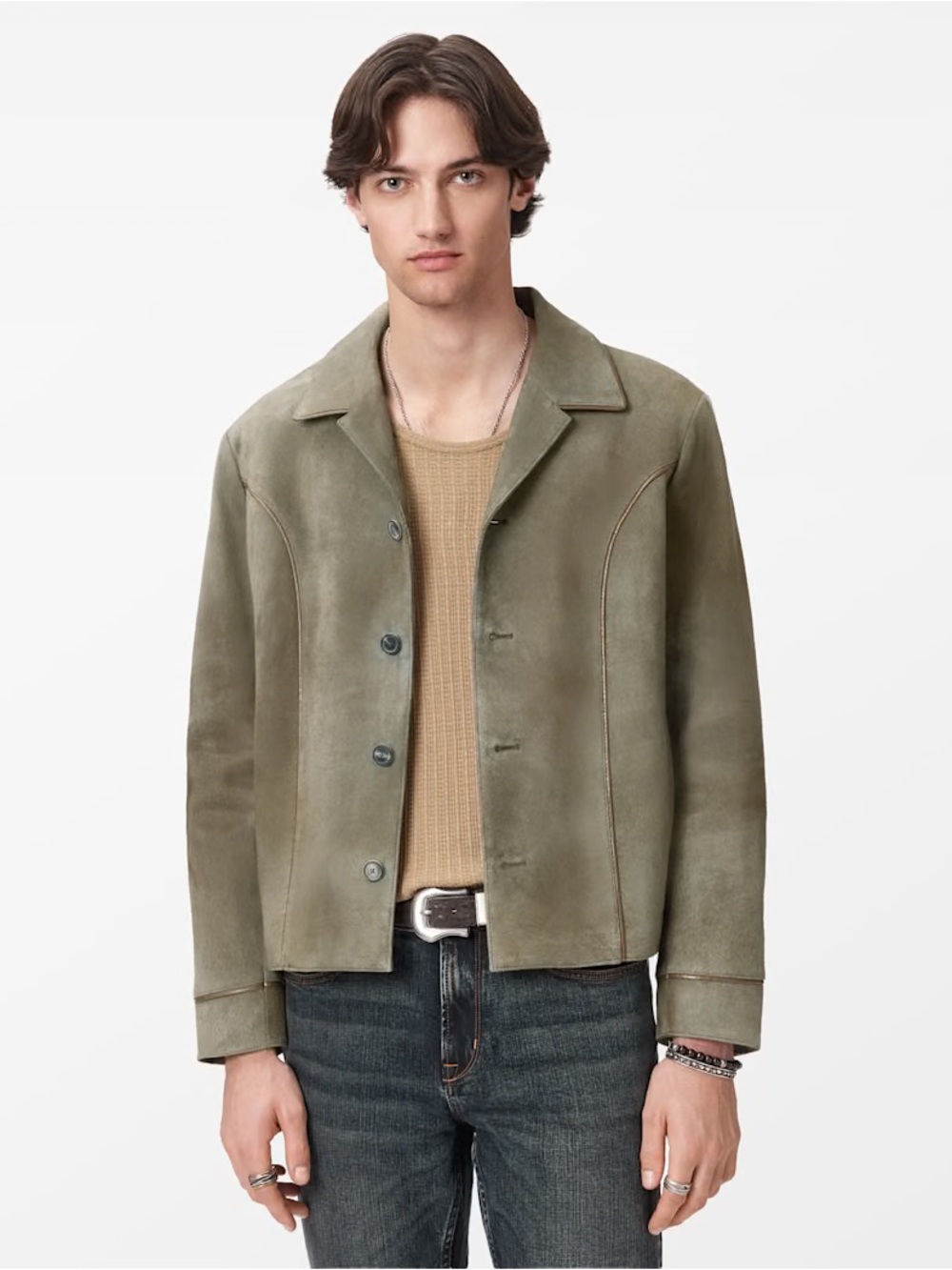 $2198 NWT John Varvatos Lane Jacket Jacket Size EU 52 USA 42